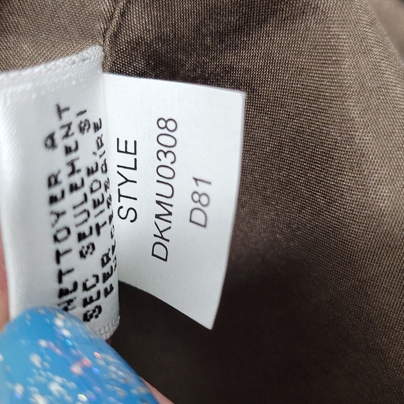 db LIFE Chocolate Brown 100% Silk Blazer/Jacket Women's Size M - Picture 9 of 9